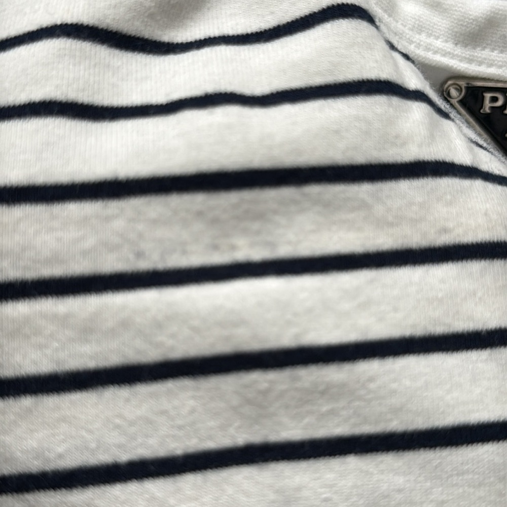 Prada Black and White Striped Tank Top - Picture 6 of 10